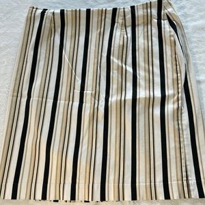 SPENSER JEREMY STRIPED COTTON SPANDEX MINI SKIRT S 12
